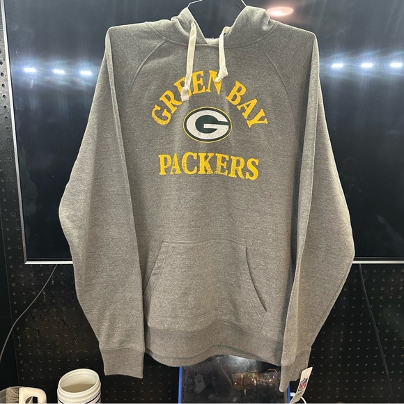 NFL Green Bay Packers Hoodie Mens XL Team Apparel Pullover Sweatshirt NEW - Picture 1 of 10